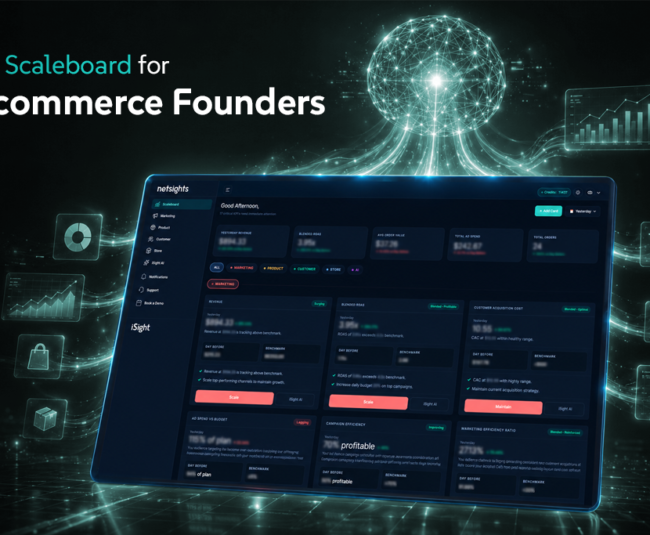 What Is NetSights? The AI Scaleboard for Ecommerce Founders