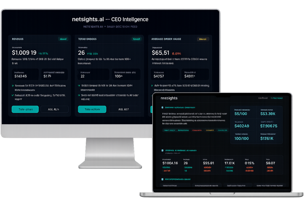 Stop Checking Dashboards. Start Receiving Insights.