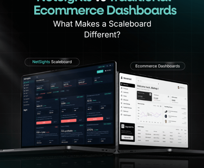 NetSights vs Ecommerce Dashboards