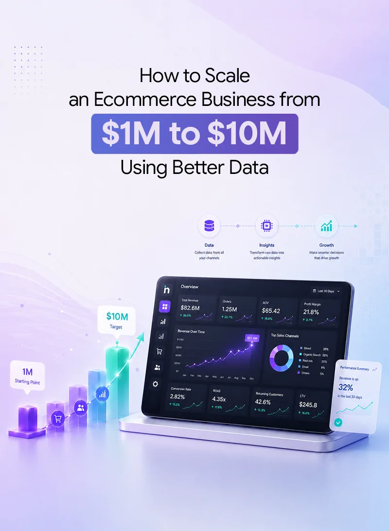 ecommerce growth strategy from 1m to 10m - Netsights.ai