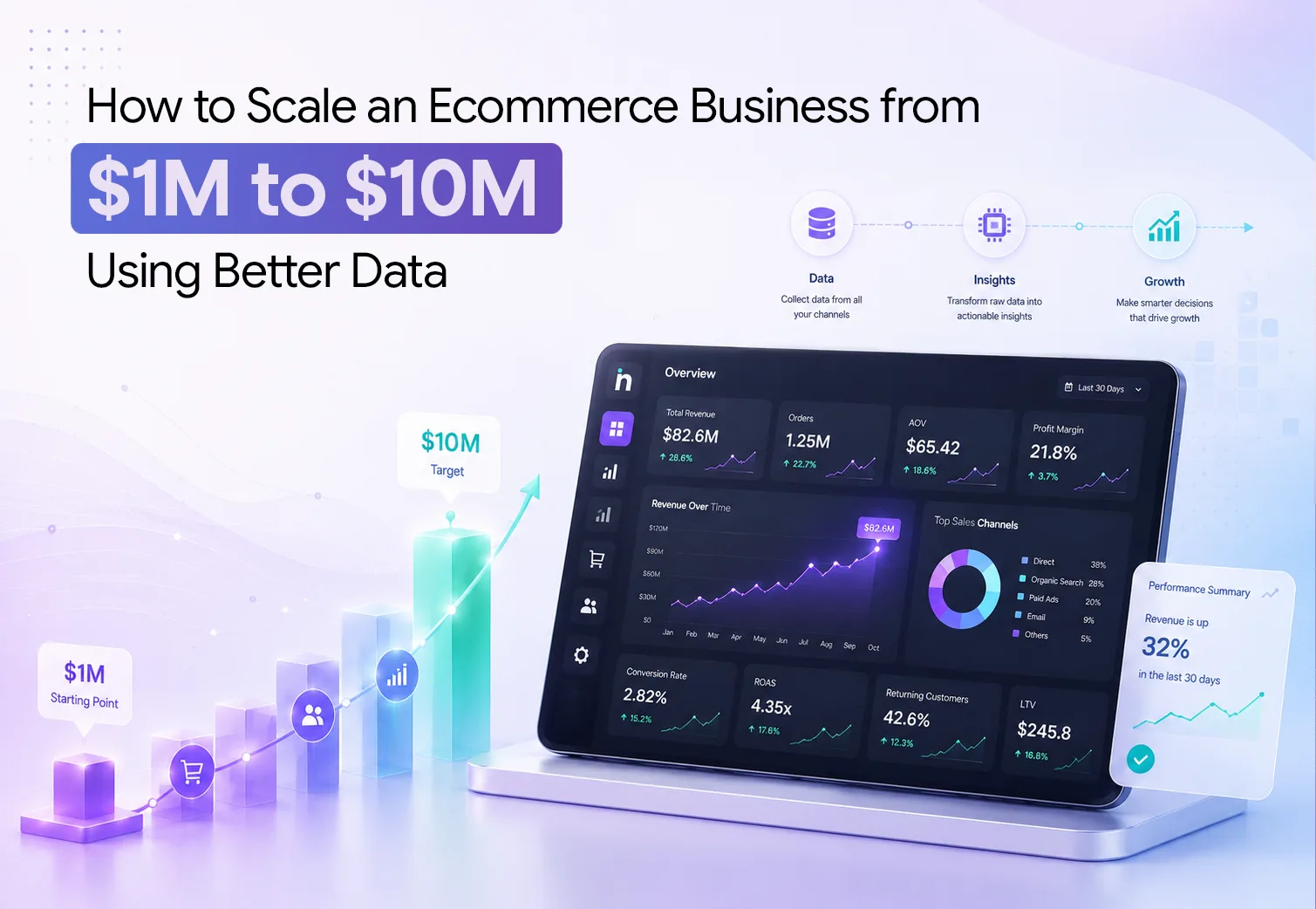 ecommerce growth strategy from 1m to 10m - Netsights