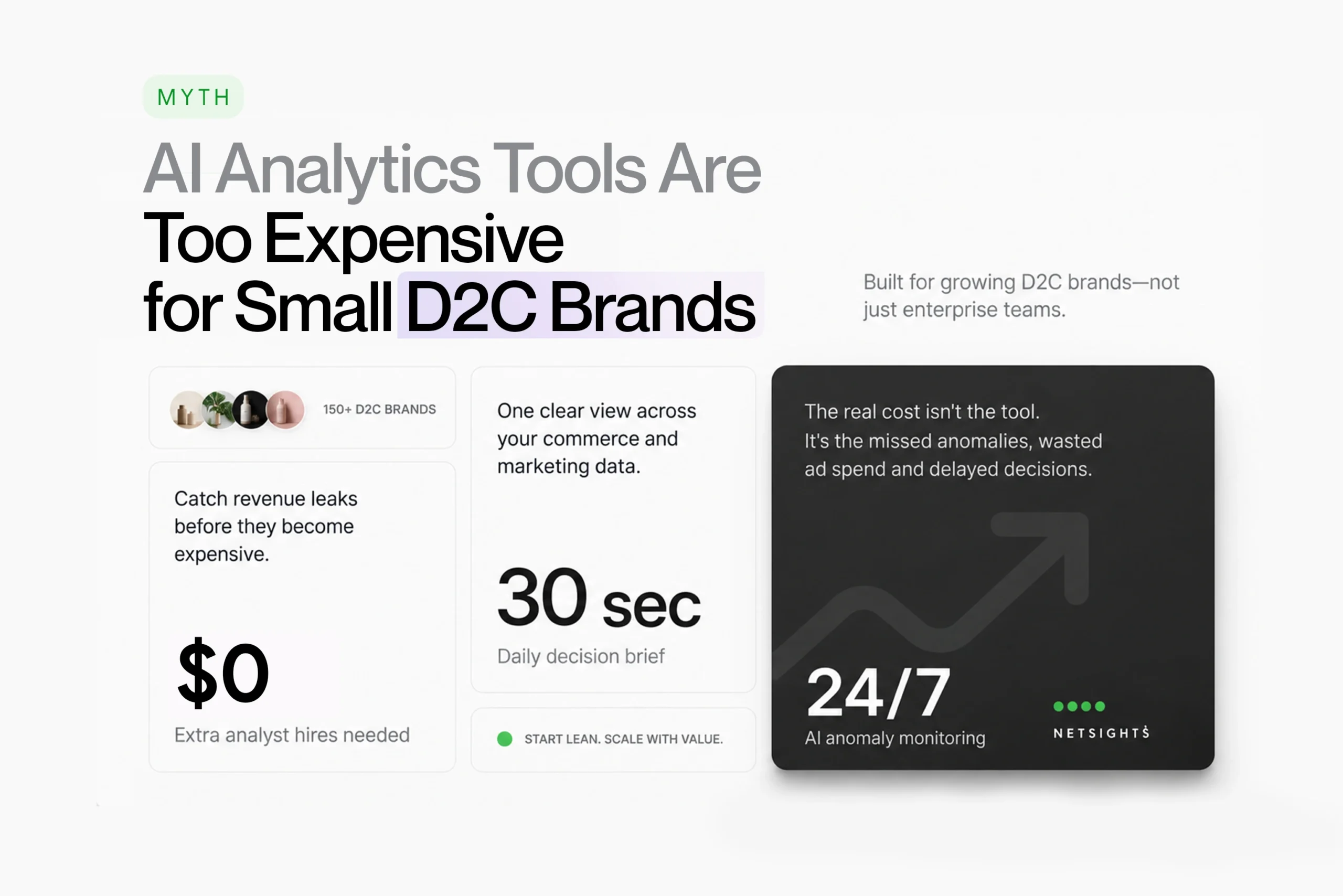 Myth - AI Analytics Tools Are Too Expensive - Netsights